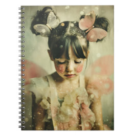 Dreamlike Children Portrait | Butterfly Whisper Notitieboek