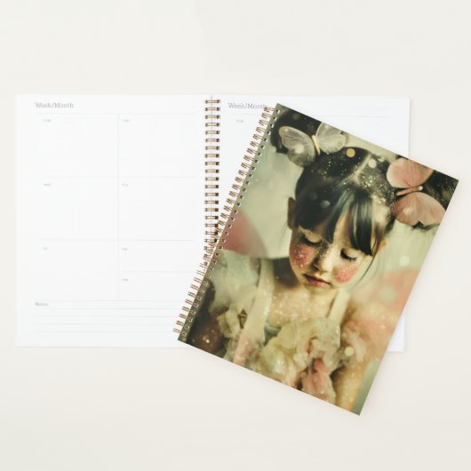 Dreamlike Children Portrait | Butterfly Whisper Planner (Display)