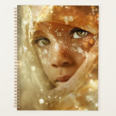 Dreamlike Children Portrait | Golden Veil Gaze Planner (Voorkant)