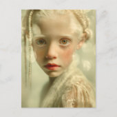 Dreamlike Children Portrait  Whispered Light Child Briefkaart (Voorkant)