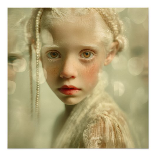 Dreamlike Children Portrait Whispered Light Child Perfect Poster (Voorkant)