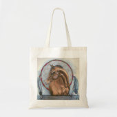 "Dreamlike" paard en droomcatcher original art Tote Bag (Voorkant)
