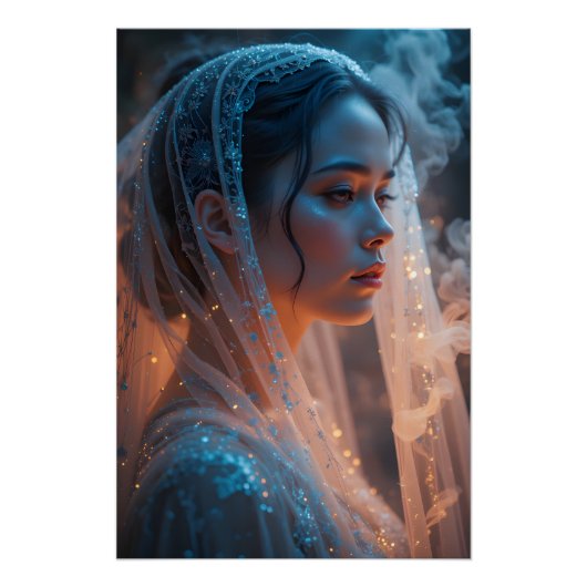Dreamlike Veiled Profile Perfect Poster (Voorkant)