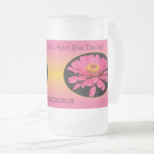 Dreams achtervolgen matglas bierpul (Voorkant rechts)