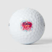 Dreams als true, Inspirational quotes Golfballen (Voorkant)