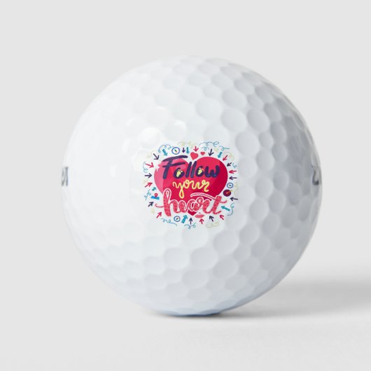 Dreams als true, Inspirational quotes Golfballen (Voorkant)