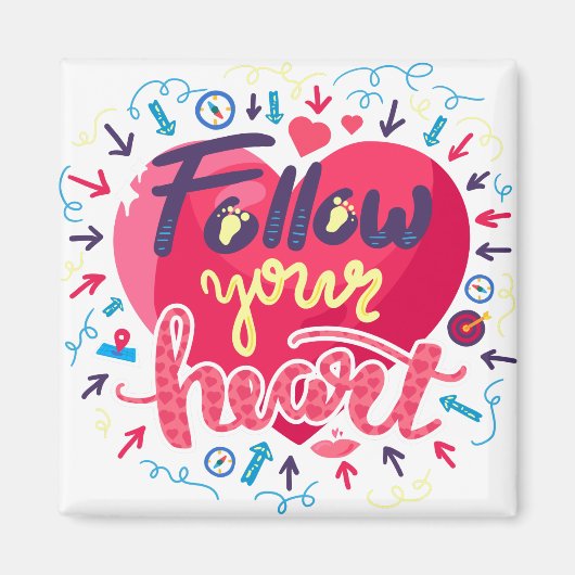 Dreams als true, Inspirational quotes Magneet (Voorkant)