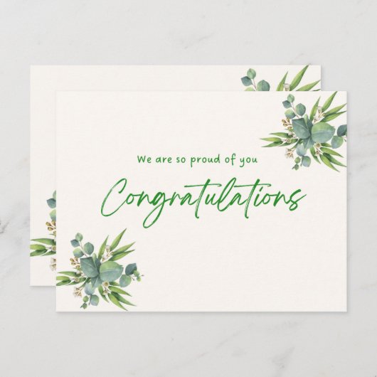 Dreams bereikt: Afstuderen kaart (Voorkant / Achterkant)