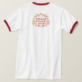 Dreams Blossom Een Nieuw T-Shirt (Design achterkant)