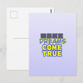 Dreams Briefkaart (Voorkant / Achterkant)