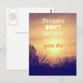 Dreams Briefkaart (Voorkant / Achterkant)
