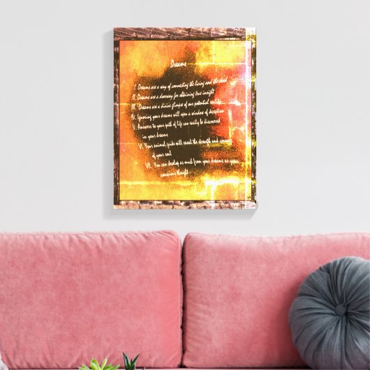 Dreams Canvas Afdruk (Insitu (Woonkamer))