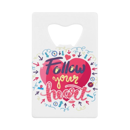 Dreams come true, Inspirational quotes Creditkaart Flessenopener (Voorkant)