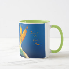"Dreams do come True", vogel uit de Paradise Mok