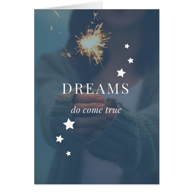Dreams Do True Card (Voorkant)