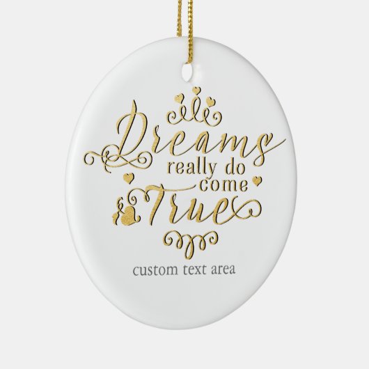 DREAMS DOE ECHT HET Ornament VAN DE Goudprinses (Rechts)