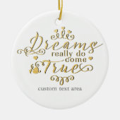 DREAMS DOE ECHT HET Ornament VAN DE Goudprinses (Voorkant)
