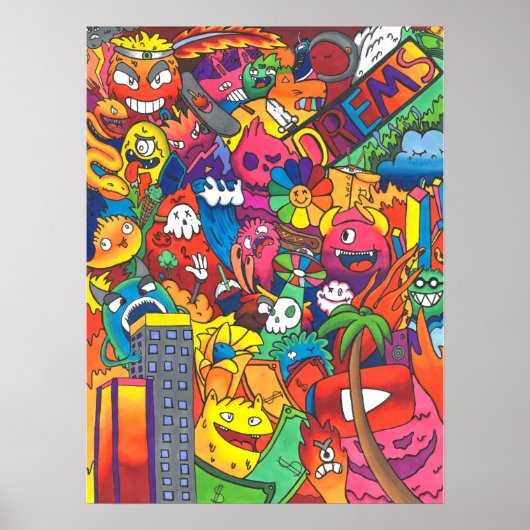 Dreams Doodle Poster (Voorkant)