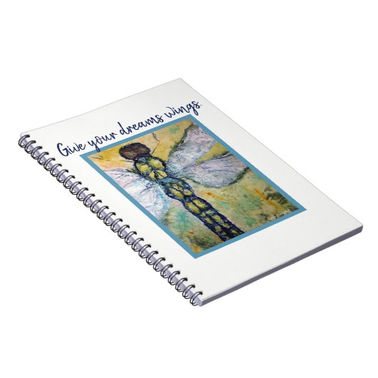 Dreams Dragonfly Art notebook Notitieboek (Rechterzijde)