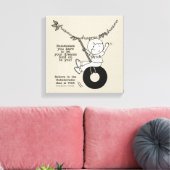 Dreams houden je vast canvas afdruk (Insitu (Woonkamer))