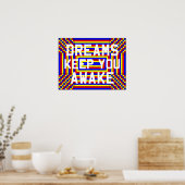 Dreams houden je wakker Poster (Keuken)