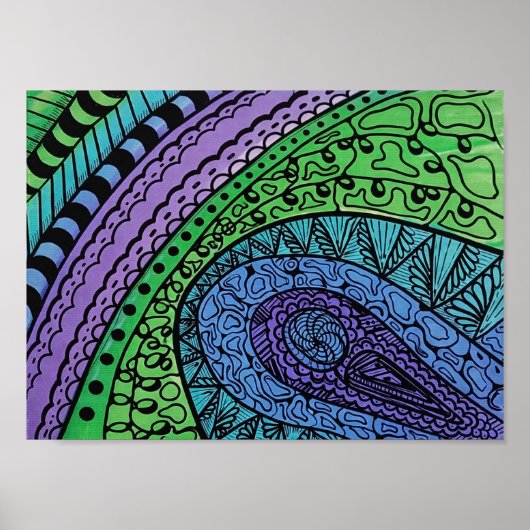 Dreams in Blue Poster (Voorkant)