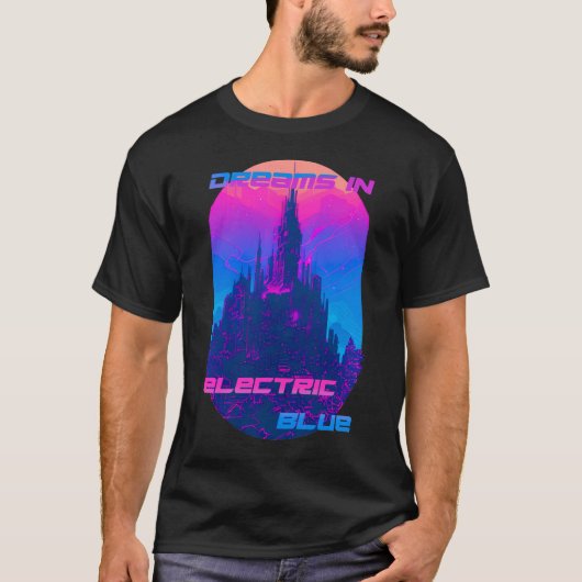 Dreams in Electric Blue T-shirt (Voorkant)