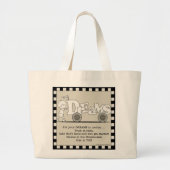 Dreams in Motion Grote Tote Bag (Voorkant)