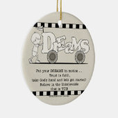 Dreams in Motion Keramisch Ornament (Rechts)