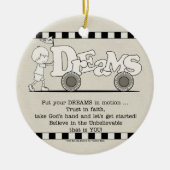 Dreams in Motion Keramisch Ornament (Voorkant)