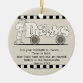 Dreams in Motion Keramisch Ornament (Voorkant)