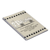 Dreams in Motion Notitieboek (Rechterzijde)