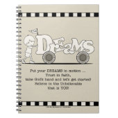 Dreams in Motion Notitieboek (Voorkant)