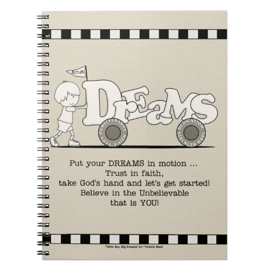 Dreams in Motion Notitieboek (Voorkant)