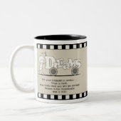 Dreams in Motion Tweekleurige Koffiemok (Links)