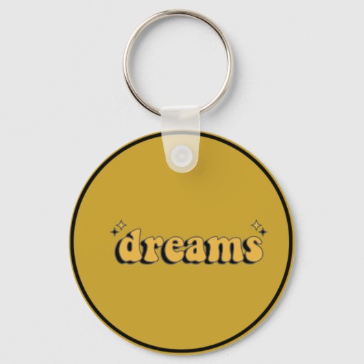 "Dreams in Your Pocket: Encouragement Keychain" Sleutelhanger (Voorkant)