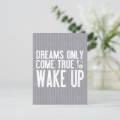 Dreams komen uit briefkaart (Staand voorkant)