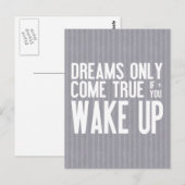 Dreams komen uit briefkaart (Voorkant / Achterkant)