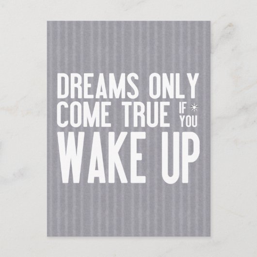 Dreams komen uit briefkaart (Voorkant)