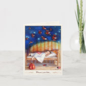 Dreams komen uit feestdagen kaart (Voorkant)