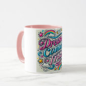 Dreams komen uit mok (Voorkant links)