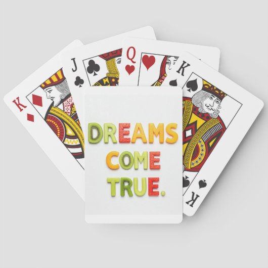 Dreams komen uit pokerkaarten (Achterkant)
