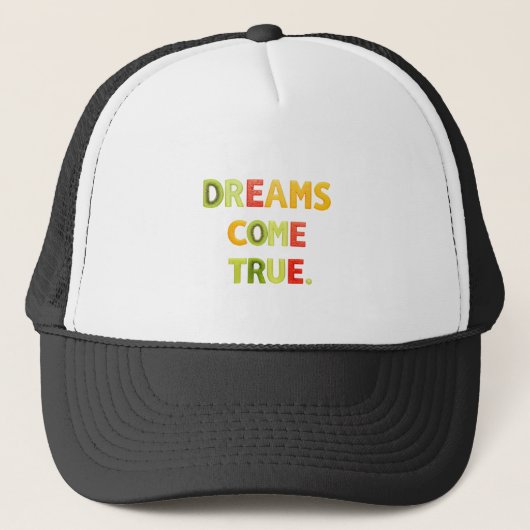 Dreams komen uit trucker pet (Voorkant)