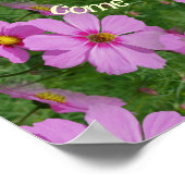 Dreams komen uit True Cosmos Flowers Inspirerend Poster (Hoek)