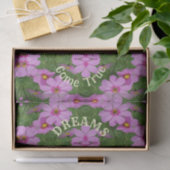 Dreams komen uit True Cosmos Flowers Inspirerend Tissuepapier (Geschenk)