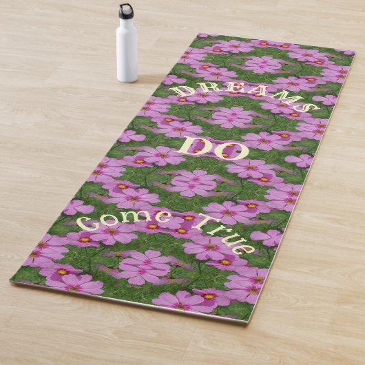 Dreams komen uit True Cosmos Flowers Inspirerend Yogamat (In situ)