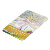 DREAMS KOMEN WAAR goud sparen de Datum Magnet van Magneet (Linkerzijde)