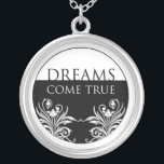 Dreams komen waar - Ketting 3 Word Quote<br><div class="desc">Draag een ketting met drie woorden om uzelf te motiveren en te inspireren of het te geven als een unieke en gedenkwaardige gave aan je familie en vrienden.Het boodschap-ketting met de originele design combineren inspiratie met schoonheid</div>