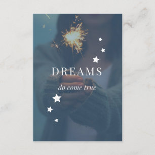 Dreams komen waar ze uitnodigen kaart