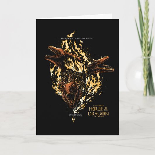 Dreams maakten ons geen koningen. Dragons wel. Kaart (Voorkant)